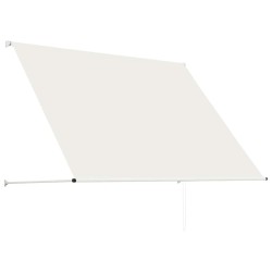 Auvent rétractable 200x150 cm Crème 