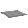 Coussins de chaise jardin lot de 6 gris 50x50x3 cm tissu oxford 