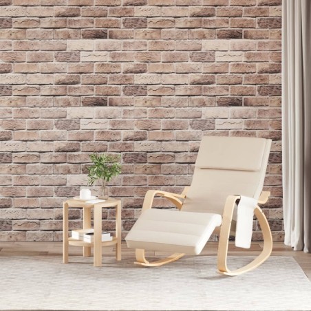 Panneaux muraux 3D 10 pcs marron 100x50 cm EPS 