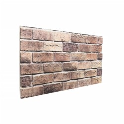 Panneaux muraux 3D 10 pcs marron 100x50 cm EPS 