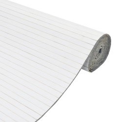 Cloison de séparation blanc 165x800 cm bambou 