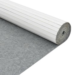 Cloison de séparation blanc 165x800 cm bambou 