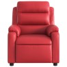 Fauteuil inclinable Rouge Similicuir 