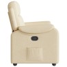 Fauteuil inclinable Crème Tissu 