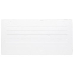Panneaux muraux 3D 10 pcs rouge et blanc 100x50 cm EPS 