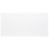 Panneaux muraux 3D 10 pcs rouge et blanc 100x50 cm EPS 