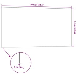 Panneaux muraux 3D 10 pcs rouge et blanc 100x50 cm EPS 