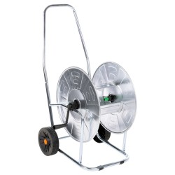 Chariot d'enrouleur pour tuyau de 80 m 3/4" acier 