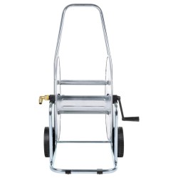 Chariot d'enrouleur pour tuyau de 80 m 3/4" acier 