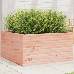 Jardinière 90x90x46 cm bois massif de douglas 