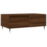 Table basse Chêne marron 90x50x36,5 cm Bois d'ingénierie 