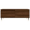 Table basse Chêne marron 90x50x36,5 cm Bois d'ingénierie 
