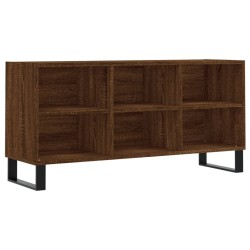 Meuble TV chêne marron 103,5x30x50 cm bois d'ingénierie 