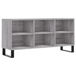 Meuble TV sonoma gris 103,5x30x50 cm bois d'ingénierie 