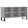 Meuble TV sonoma gris 103,5x30x50 cm bois d'ingénierie 