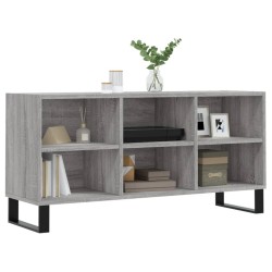 Meuble TV sonoma gris 103,5x30x50 cm bois d'ingénierie 