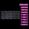 Guirlande lumineuse à étoiles LED 500 LED Blanc 8 fonctions 