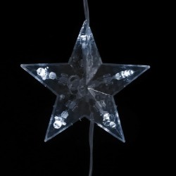 Guirlande lumineuse à étoiles LED 500 LED Blanc 8 fonctions 