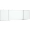 Tableau blanc magnétique pliable 160x60x1,7 cm aluminium 