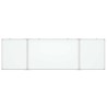 Tableau blanc magnétique pliable 160x60x1,7 cm aluminium 