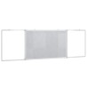 Tableau blanc magnétique pliable 160x60x1,7 cm aluminium 