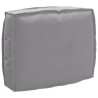 Ensemble de coussins de palette 2 pièces en tissu Oxford gris 