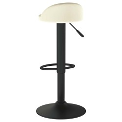 Tabouret de bar Crème Velours 
