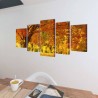 Set de toiles murales imprimées Érable 200 x 100 cm 