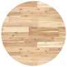 Dessus de table rond Ø70x2 cm bois massif d'acacia 