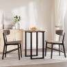 Dessus de table rond Ø70x2 cm bois massif d'acacia 