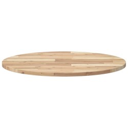 Dessus de table rond Ø70x2 cm bois massif d'acacia 