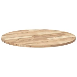 Dessus de table rond Ø70x2 cm bois massif d'acacia 