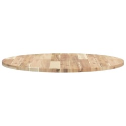 Dessus de table rond Ø70x2 cm bois massif d'acacia 