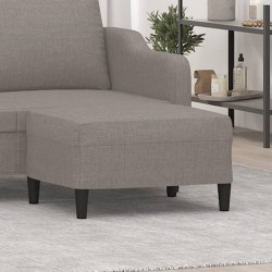 Repose-pied Taupe 70x55x41 cm Tissu 