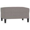 Repose-pied Taupe 70x55x41 cm Tissu 