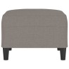 Repose-pied Taupe 70x55x41 cm Tissu 