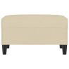 Repose-pied Crème 70x55x41 cm Tissu 