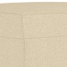 Repose-pied Crème 70x55x41 cm Tissu 