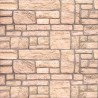 Panneaux muraux 3D avec design de brique beige 10 pcs EPS 