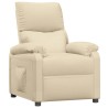 Fauteuil inclinable Crème Tissu 