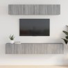 Ensemble de meubles TV 5 pcs Sonoma gris Bois d'ingénierie 