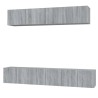 Ensemble de meubles TV 5 pcs Sonoma gris Bois d'ingénierie 
