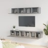 Ensemble de meubles TV 5 pcs Sonoma gris Bois d'ingénierie 
