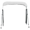 Toit bimini à 3 arceaux parois latérales 183x(137-152)x137 cm 