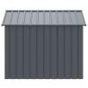 Niche pour chien avec toit anthracite acier galvanisé 