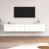 Armoires murales 2 pcs Blanc 100x36,5x35 cm Bois d'ingénierie 