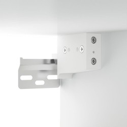 Armoires murales 2 pcs Blanc 100x36,5x35 cm Bois d'ingénierie 