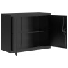 Classeur noir 90x40x70 cm acier 