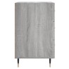 Table de chevet sonoma gris 40x40x66 cm bois d'ingénierie 