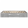 Cadre de lit sans matelas sonoma gris 135x190 cm 